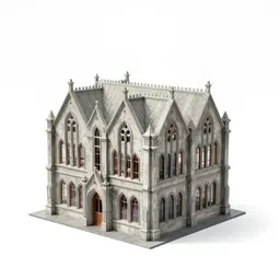 Gothic revival cafe building