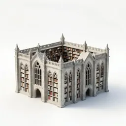 Gothic revival library