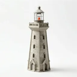 Gothic revival lighthouse