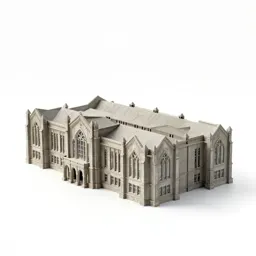 Gothic revival school building