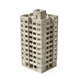 Mediterranean tower block