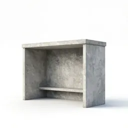 Modernist bus shelter