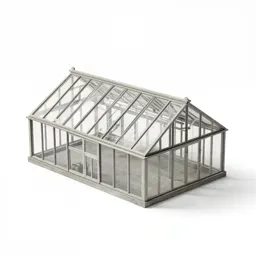 Modernist greenhouse