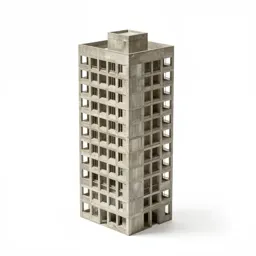 Modernist tower block