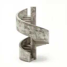 Classical spiral staircase