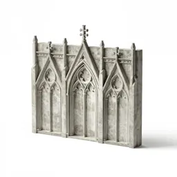 Gothic facade panel