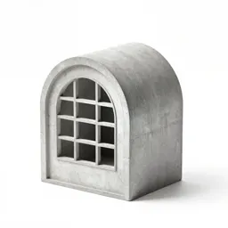 Japanese arched window