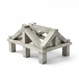 Japanese roof truss