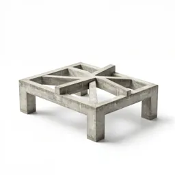 Modernist roof truss