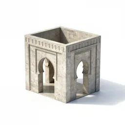 Moorish portico