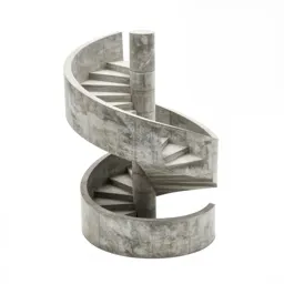 Parametric spiral staircase