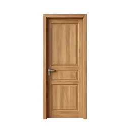 Carved wooden door
