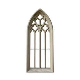 Gothic window tracery panel