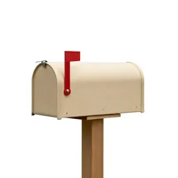 Mailbox on a post