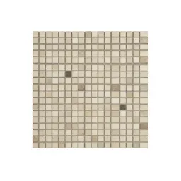 Mosaic floor tile section