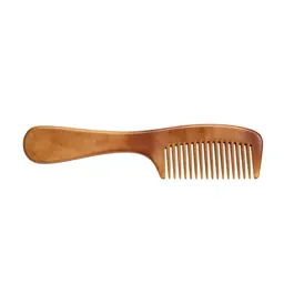 Comb in a leather sleeve