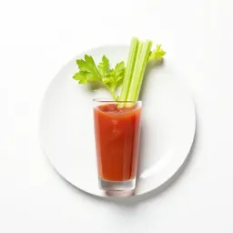 Bloody mary with a celery stalk