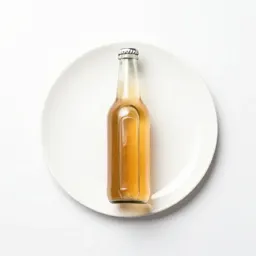 Bottle of kombucha
