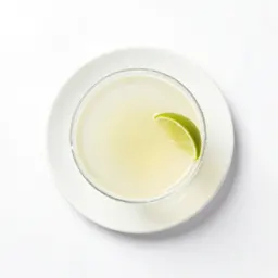 Margarita with a salt rim