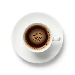 Pour-over coffee mid-bloom
