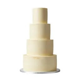 Tiered wedding cake