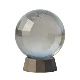 Crystal ball on a stand