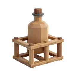 Potion bottle rack