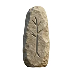 Rune-carved standing stone