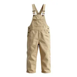 Pair of canvas overalls