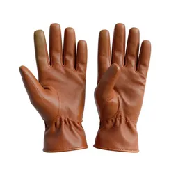 Pair of leather gloves