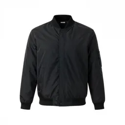 Sharply tailored bomber jacket