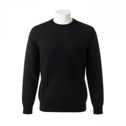 Sharply tailored knit sweater