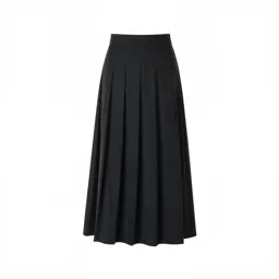 Techwear pleated skirt