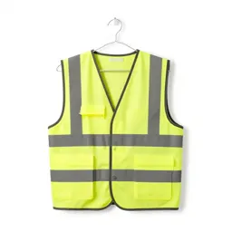 Hi-vis vest on a hook