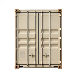 Shipping container door