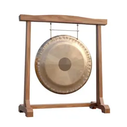 Gong on a stand