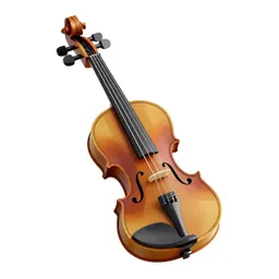 Violin with a bow