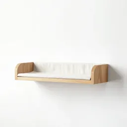 Minimalist wall shelf