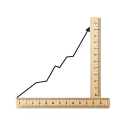 Growth chart ruler