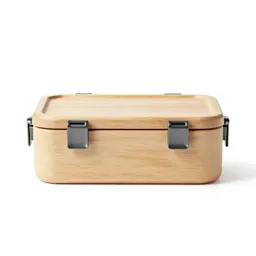 Lunch box with clips