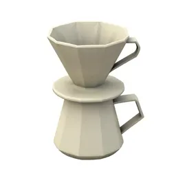 Ceramic pour-over dripper