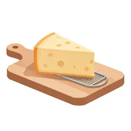 Cheese board with a wire slicer