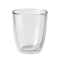 Double-walled glass tumbler