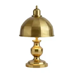 Brass banker's lamp