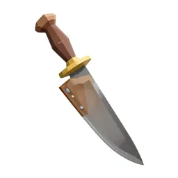 Machete in a sheath