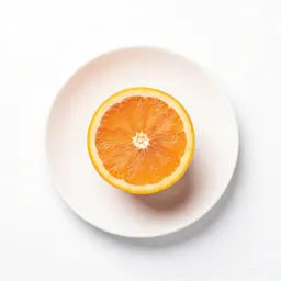 Blood orange halved