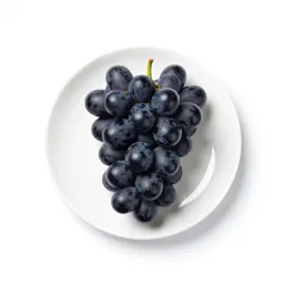 Bunch of black grapes
