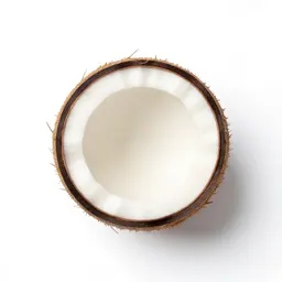 Coconut cracked open