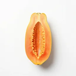 Papaya halved