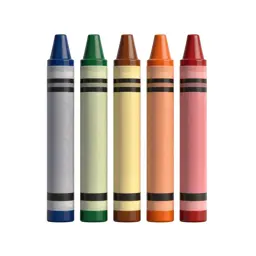 Wax crayon set